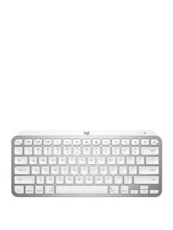 Logitech MX Keys Mini For Mac Minimalist Wireless Illuminated Keyboard - PALE GREY