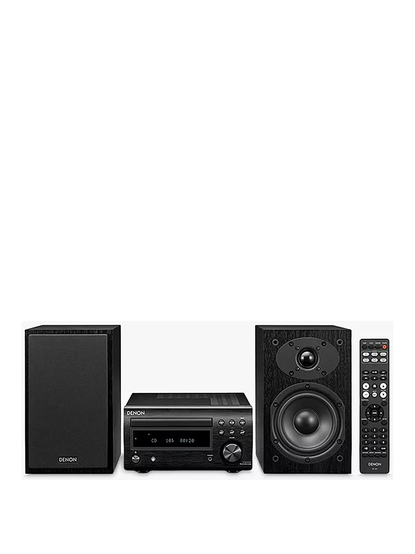Denon D-M41 DAB Mini HiFi System With CD, Bluetooth And FM/DAB+ Tuner - Black 1 Denon D-M41 DAB Mini HiFi System With CD, Bluetooth And FM/DAB+ Tuner - Black