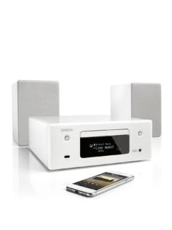 Denon CEOL N10 Network Mini System - White -Digital Station TL6A7 SQ3 0000000013 WHITE SLa