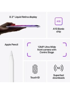 Apple IPad Mini (2021) 64Gb, Wi-Fi & Cellular - Space Grey -Digital Station TNKKH SQ6 0000000674 SPACE GREY SLd2