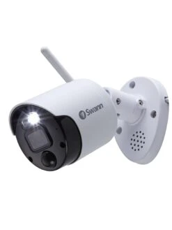 Swann Smart Security 4K Enforcer Wi-Fi NVR CCTV Camera With Controllable Red & Blue Flashing Lights, Spotlights & Sirens - SWNVW-800CAM -Digital Station TPPJD SQ4 0000000088 NO COLOR SLd