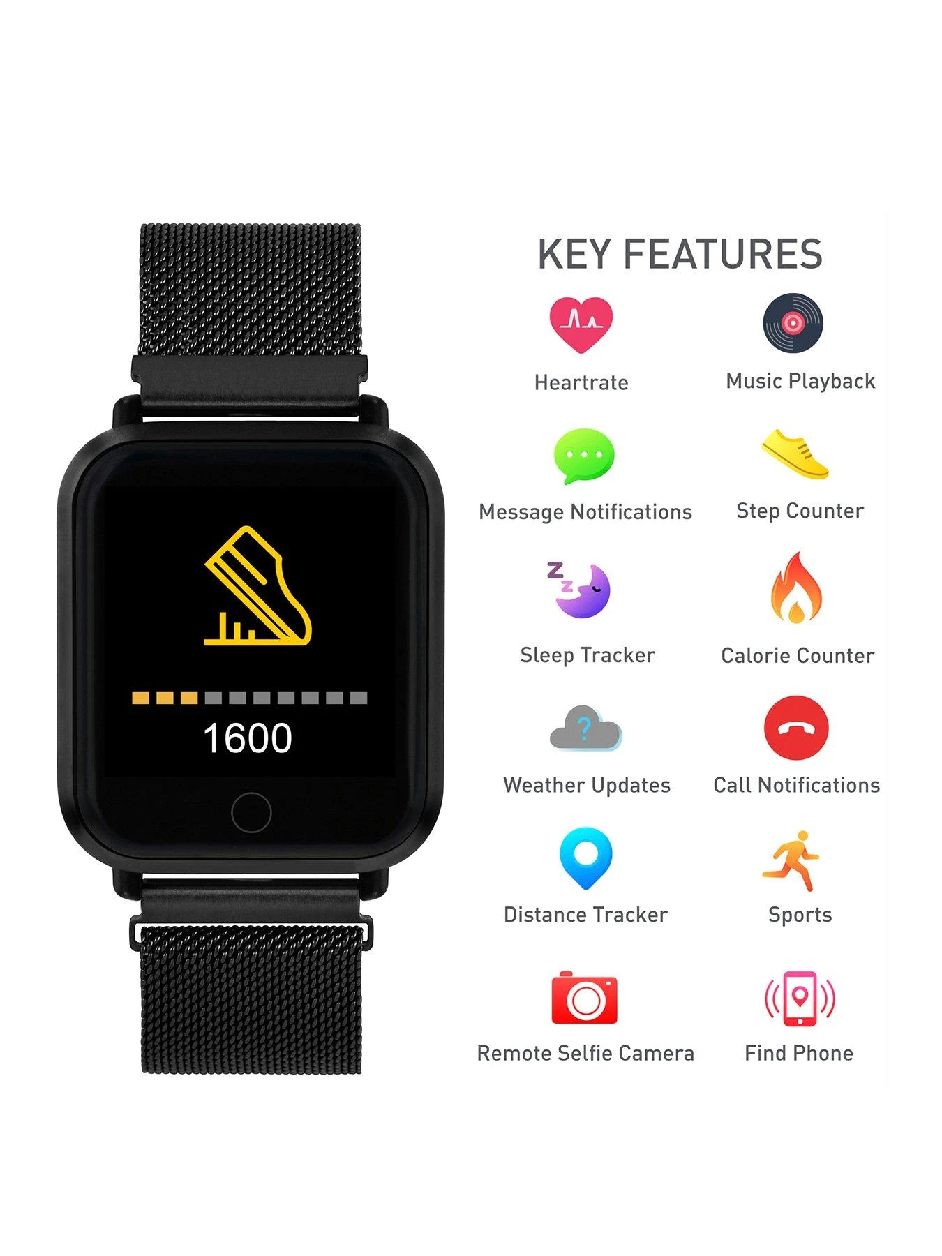 Reflex Active Stainless Steel Mesh Ladies Watch 2 Reflex Active Stainless Steel Mesh Ladies Watch - Image 2