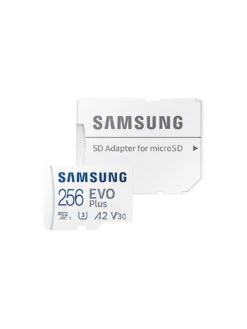 Samsung EVO PLUS 2021 MicroSDXC 256GB -Digital Station TTE9X SQ4 0000000013 WHITE SLd