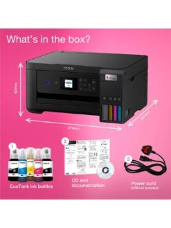 Epson® Epson EcoTank ET-2850 Inkjet Printer -Digital Station TUKQC SQ6 0000000004 BLACK SLd2
