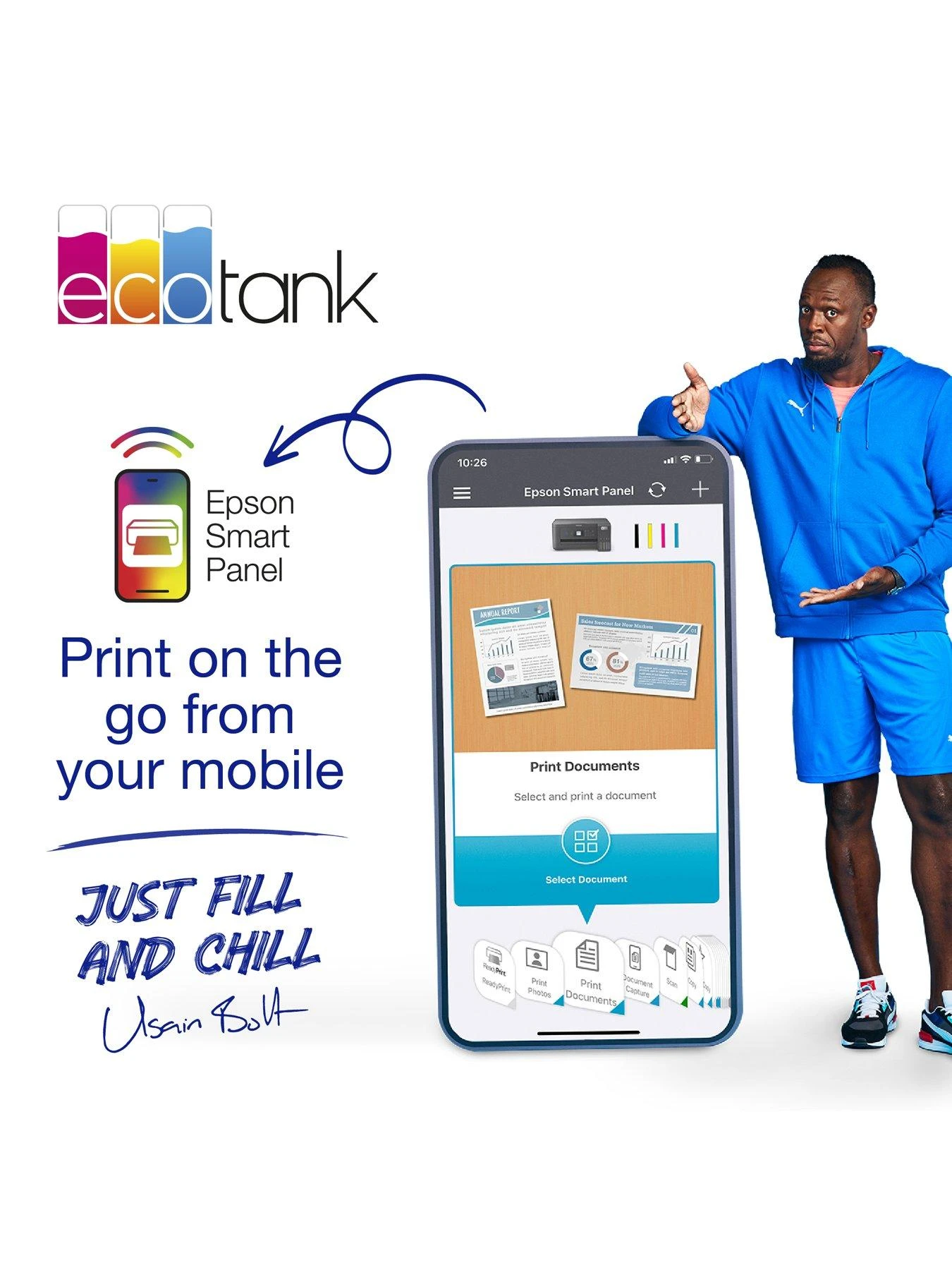 Epson® Epson EcoTank ET-3850 Wireless Inkjet Printer 4 Epson® Epson EcoTank ET-3850 Wireless Inkjet Printer - Image 4