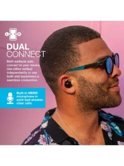 JLab Go Air Pop True Wireless Signature Earbuds -Digital Station TUUV9 SQ5 0000000004 BLACK SLd1