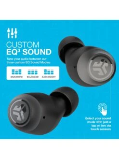 JLab Go Air Pop True Wireless Signature Earbuds -Digital Station TUUV9 SQ6 0000000004 BLACK SLd1