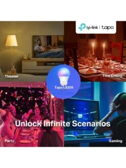 TP-Link TP Link Tapo L530B Smart Bulb 2-Pack - Colour / B22 -Digital Station TX9AQ SQ5 0000000099 N A SLd3