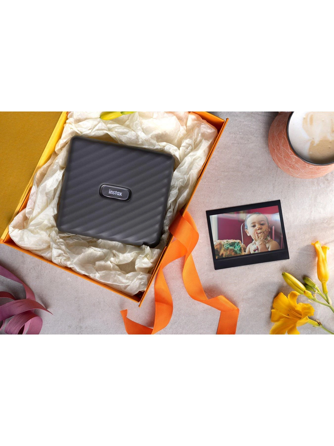 Fujifilm Instax Link Wide Printer - Mocha Gray 5 Fujifilm Instax Link Wide Printer - Mocha Gray - Image 5