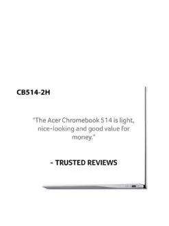 Acer Chromebook 514 CB514-2H - 14in FHD, Intel Core I3-1115G4, 8GB RAM, 128GB SSD, Google Chrome OS, Optional Microsoft 365 Family (15 Months) - Iron 10 Acer Chromebook 514 CB514-2H - 14in FHD, Intel Core I3-1115G4, 8GB RAM, 128GB SSD, Google Chrome OS, Optional Microsoft 365 Family (15 Months) - Iron -Digital Station TYYNL SQ3 0000000088 NO COLOR SLa