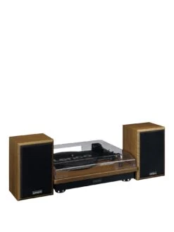 Lenco LS-100 Turntable And Hi Fi Speakers -Digital Station UAFXT SQ3 0000000004 BLACK SLa