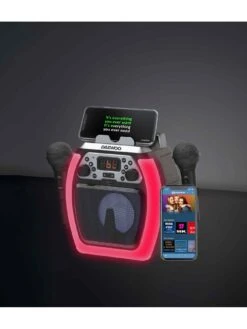 Daewoo Compact Bluetooth Karaoke Machine -Digital Station UC9P4 SQ4 0000000004 BLACK SLd