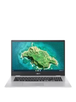 Asus Chromebook CX1 (CX1700) - 17.3in FHD, Intel Celeron N4500, 4GB RAM, 128GB SSD - Silver