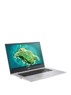 Asus Chromebook CX1 (CX1700) - 17.3in FHD, Intel Celeron N4500, 4GB RAM, 128GB SSD - Silver -Digital Station UDHJA SQ3 0000000035 SILVER SLa