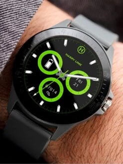 Harry Lime Fashion Smart Watch In Grey With Black Bezel -Digital Station UFJ7T SQ4 0000000005 GREY SLd