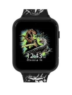 Universal Jurassic Park Black Interactive Silicone Strap Smart Watch