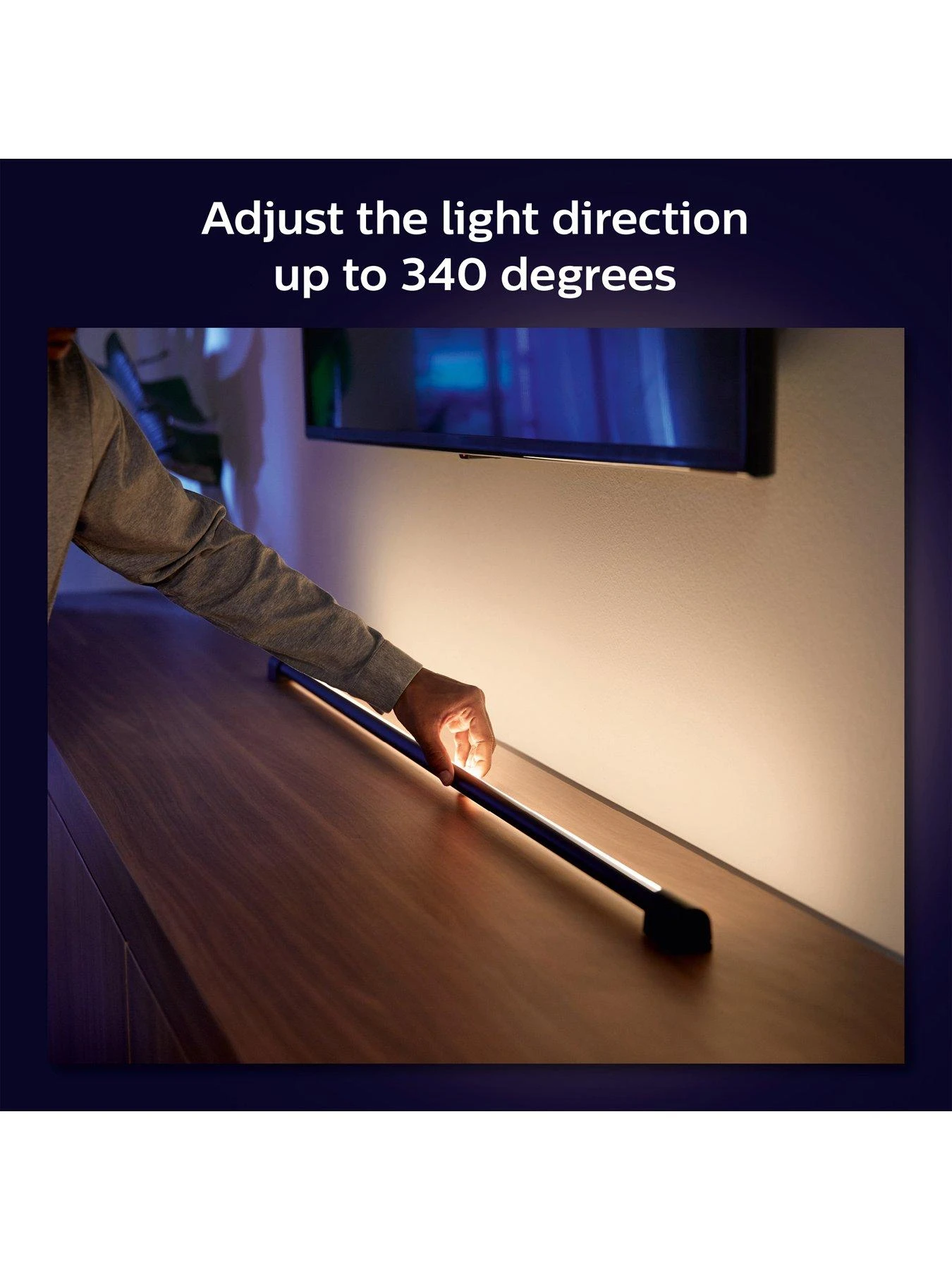 Philips Hue Play Gradient Light Tube LRG Black EU/UK 3 Philips Hue Play Gradient Light Tube LRG Black EU/UK - Image 3