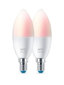 WiZ Wi-Fi BLE 40W C37 E14 922-65 RGB 2PF/6