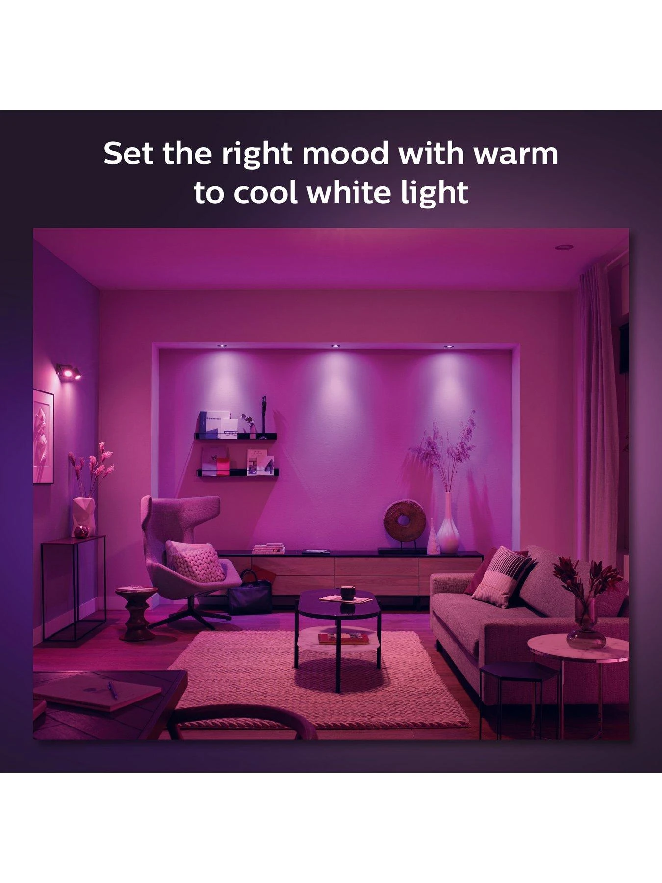 Philips Hue Centura Hue Recessed R. Aluminium 3x5.7W 3 Philips Hue Centura Hue Recessed R. Aluminium 3x5.7W - Image 3