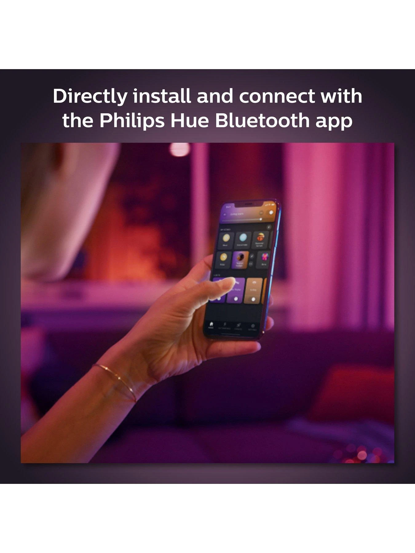 Philips Hue Centura Hue Recessed R. Aluminium 3x5.7W 4 Philips Hue Centura Hue Recessed R. Aluminium 3x5.7W - Image 4