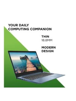 Lenovo IdeaPad 1 Laptop - 14in HD, Intel Celeron, 4GB RAM, 64GB Storage - Ice Blue -Digital Station UN6MR SQ3 0000000020 BLUE SLa