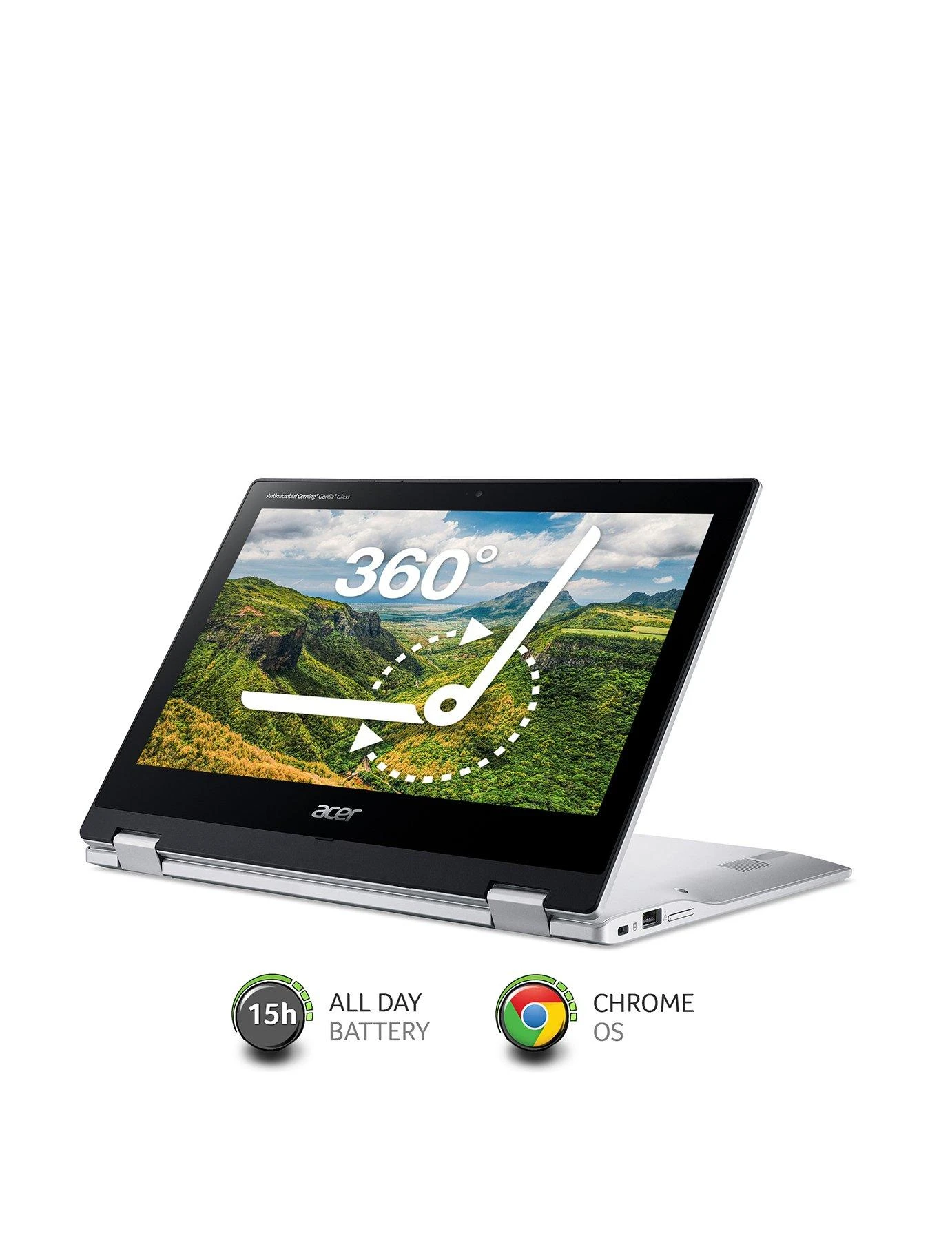 Acer Chromebook Spin 311 2-in-1 Laptop - 11.6in HD IPS, Mediatek, 4GB RAM, 64GB Storage 2 Acer Chromebook Spin 311 2-in-1 Laptop - 11.6in HD IPS, Mediatek, 4GB RAM, 64GB Storage - Image 2