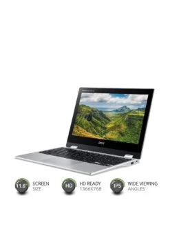 Acer Chromebook Spin 311 2-in-1 Laptop - 11.6in HD IPS, Mediatek, 4GB RAM, 64GB Storage 10 Acer Chromebook Spin 311 2-in-1 Laptop - 11.6in HD IPS, Mediatek, 4GB RAM, 64GB Storage -Digital Station UPJVK SQ3 0000000035 SILVER SLa