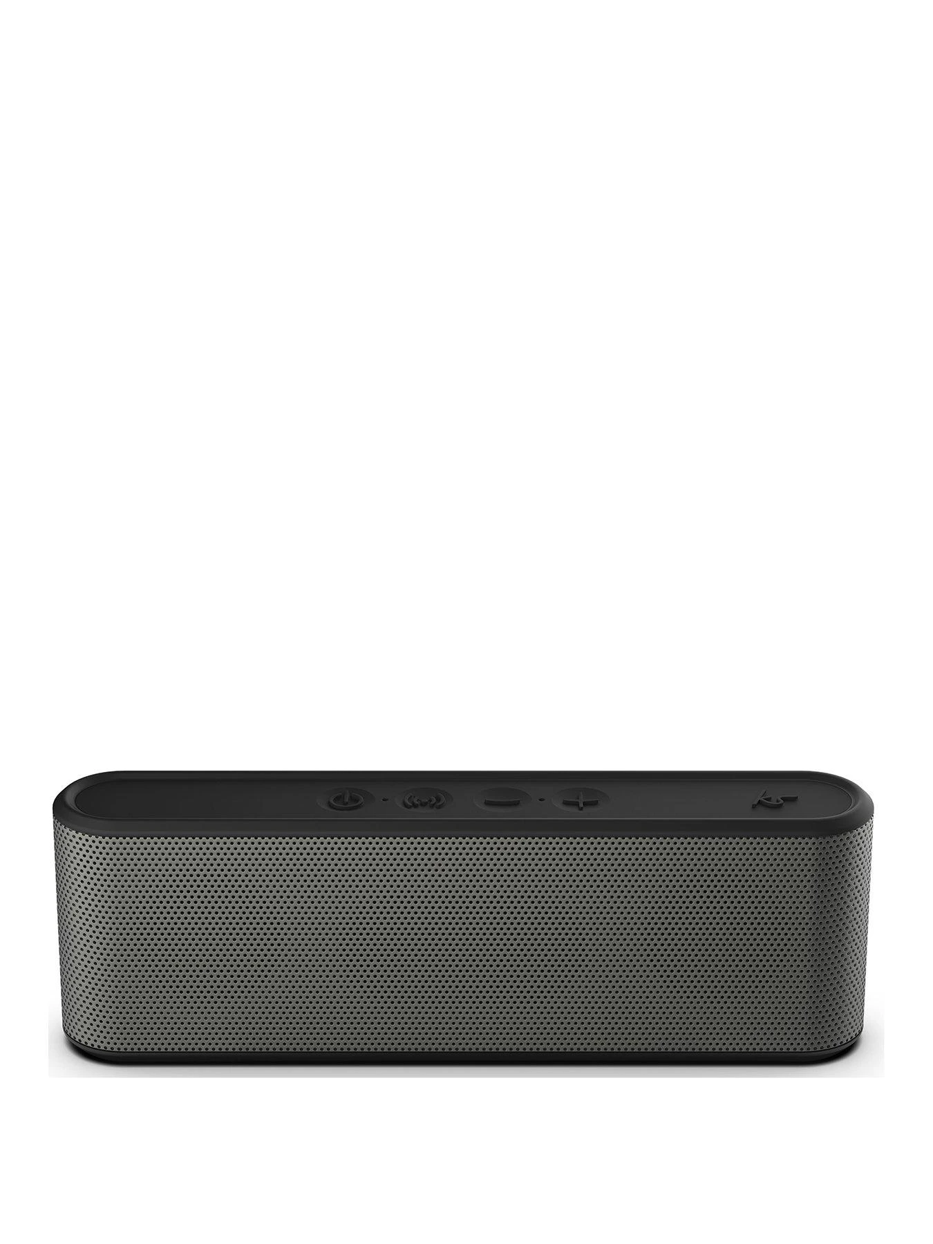 Kitsound Boombar 30 Bluetooth Speaker - Black/Gunmetal 1 Kitsound Boombar 30 Bluetooth Speaker - Black/Gunmetal