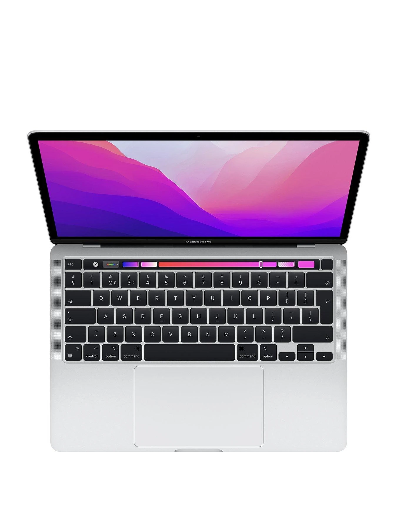 Apple MacBook Pro (M2, 2022) 13 Inch with 8-Core CPU And 10-Core GPU, 512GB SSD - Silver 2 Apple MacBook Pro (M2, 2022) 13 Inch with 8-Core CPU And 10-Core GPU, 512GB SSD - Silver - Image 2