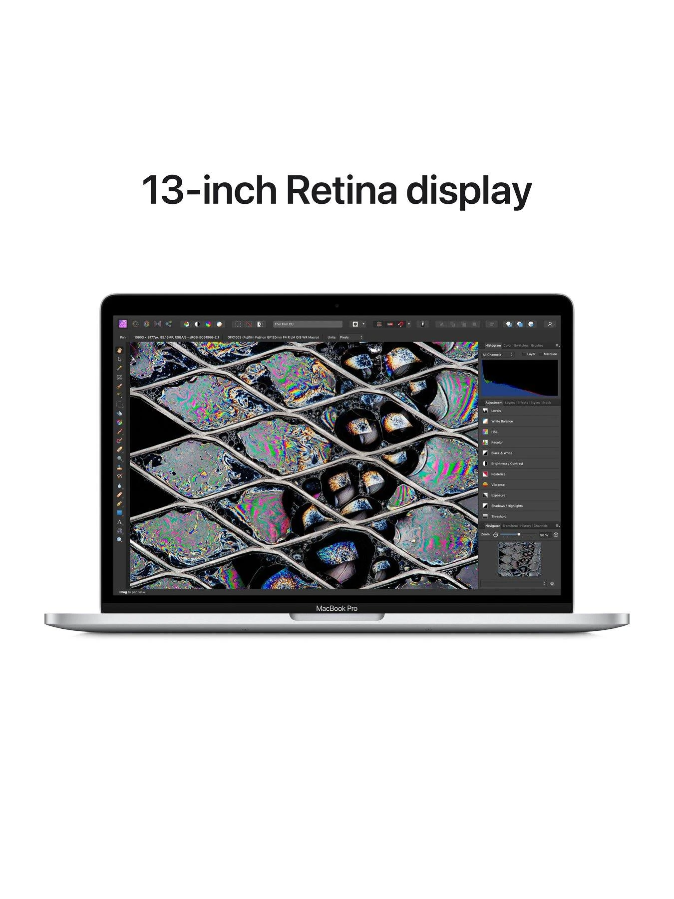 Apple MacBook Pro (M2, 2022) 13 Inch with 8-Core CPU And 10-Core GPU, 512GB SSD - Silver 4 Apple MacBook Pro (M2, 2022) 13 Inch with 8-Core CPU And 10-Core GPU, 512GB SSD - Silver - Image 4