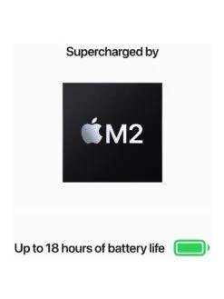 Apple MacBook Air (M2, 2022) 13.6 Inch with 8-Core CPU And 10-Core GPU, 512GB SSD - Space Grey -Digital Station UQR7U SQ3 0000000674 SPACE GREY SLa