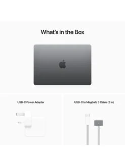 Apple MacBook Air (M2, 2022) 13.6 Inch with 8-Core CPU And 10-Core GPU, 512GB SSD - Space Grey -Digital Station UQR7U SQ7 0000000674 SPACE GREY SLd3