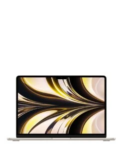 Apple MacBook Air (M2, 2022) 13.6 Inch with 8-Core CPU And 8-Core GPU, 256GB SSD - Starlight