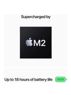 Apple MacBook Air (M2, 2022) 13.6 Inch with 8-Core CPU And 8-Core GPU, 256GB SSD - Midnight -Digital Station UQR7Z SQ3 0000000976 MIDNIGHT SLa