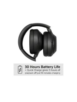 Sony WH-1000XM4 Noise-Cancelling Wireless Headphones -Digital Station URTU4 SQ3 0000000004 BLACK SLa
