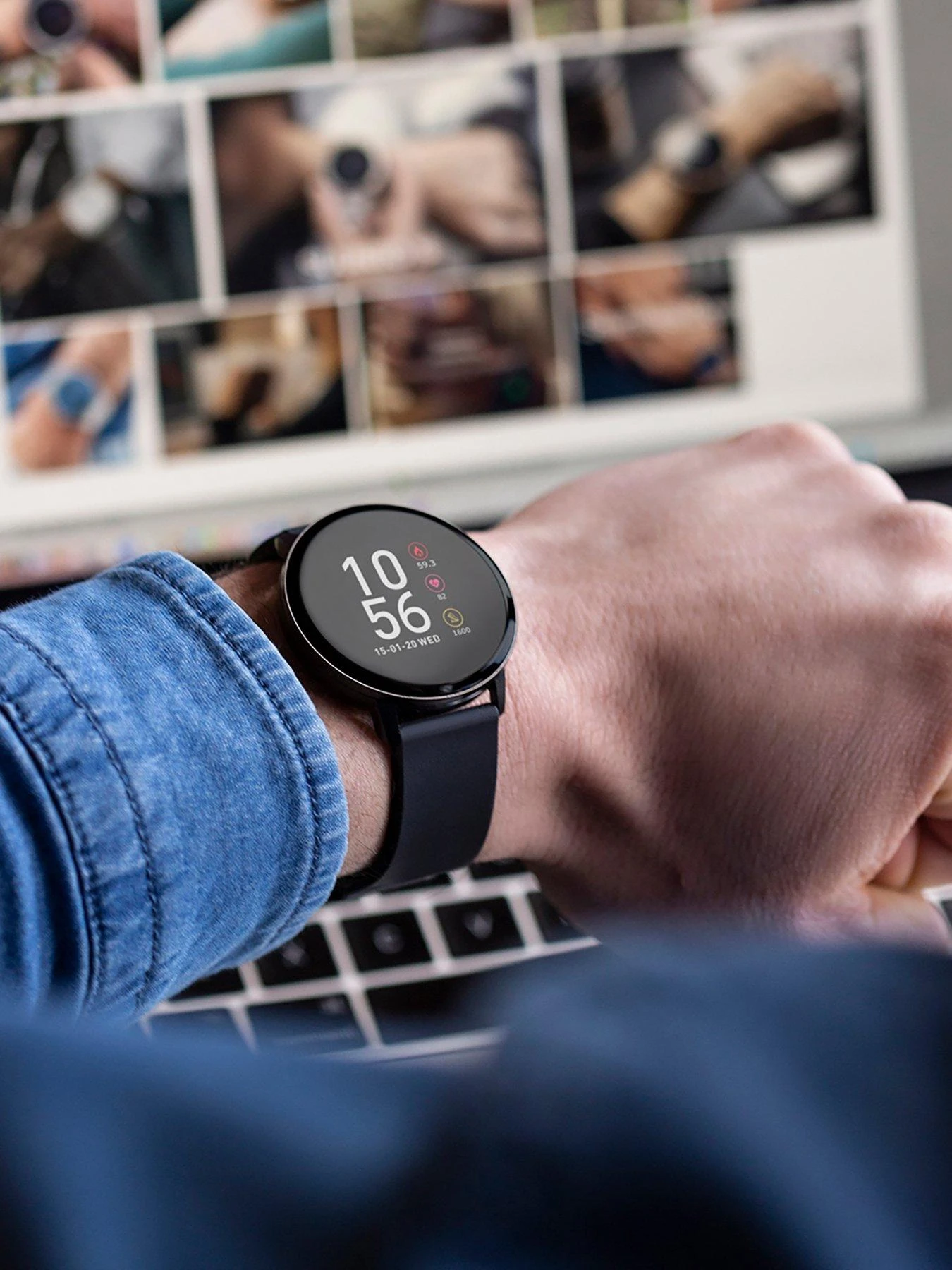 Reflex Active Series 5 Smart Watch With Heart Rate Monitor, Colour Touch Screen And Black Silicone Strap 4 Reflex Active Series 5 Smart Watch With Heart Rate Monitor, Colour Touch Screen And Black Silicone Strap - Image 4