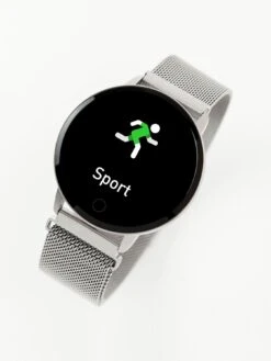 Reflex Active Series 5 Smart Watch With Heart Rate Monitor, Colour Touch Screen And Stainless Steel Mesh Strap -Digital Station URTUL SQ3 0000000035 SILVER MDd