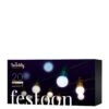 Twinkly Festoon Lights, 20 AWW G45 Bulbs, 0,5 Meter Distance Starter Kit, BT+WiFi, Gen II, IP44