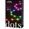 Twinkly 60L RGB Dots Light, 3 Meter Long, Black Cable, BT+WiFi, Gen II, IP20, USB Powered (In Car Use!)