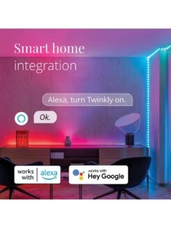 Twinkly 60L RGB Dots Light, 3 Meter Long, Black Cable, BT+WiFi, Gen II, IP20, USB Powered (In Car Use!) -Digital Station URWFD SQ4 0000000004 BLACK SLd