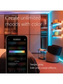 Twinkly 60L RGB Dots Light, 3 Meter Long, Black Cable, BT+WiFi, Gen II, IP20, USB Powered (In Car Use!) -Digital Station URWFD SQ7 0000000004 BLACK SLd3