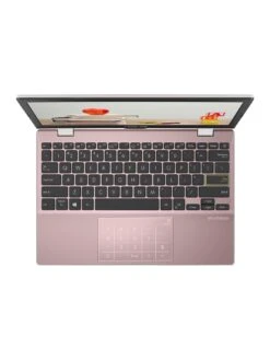 Asus E Series Laptop - 11.6in HD, Intel Celeron, 4GB RAM, 64GB SSD, with Microsoft 365 Personal (12 Months) Included -Digital Station UT9RL SQ4 0000000063 PINK SLd