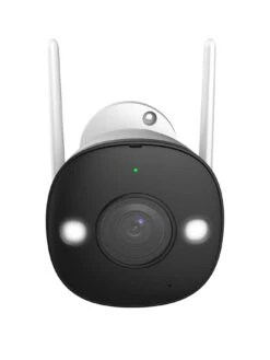 IMOU Outdoor Bullet Camera, 1080P, Full Colour Nightvision, Spotlights, AI Human Detection, 2 Way Audio, 110dB Siren, Local Hot-Spot Connection, H.265 -Digital Station UVQ2T SQ3 0000000013 WHITE SLa