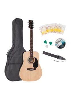 Encore Acoustic Guitar Outfit - Natural