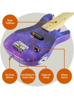 3rd Avenue 3rd Avenue Junior Electric Guitar Pack - Purpleburst -Digital Station UW8G2 SQ4 0000000088 NO COLOR SLd2