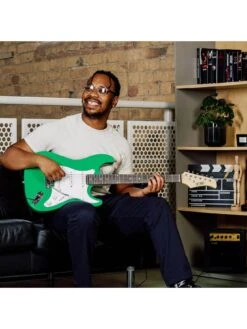 Full Size 4/4 Electric Guitar Ultimate Kit With 10W Amp - 6 Months FREE Lessons -  Green -Digital Station UW8G3 SQ5 0000000088 NO COLOR SLd3