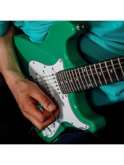 Full Size 4/4 Electric Guitar Ultimate Kit With 10W Amp - 6 Months FREE Lessons -  Green -Digital Station UW8G3 SQ6 0000000088 NO COLOR SLd4