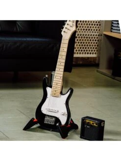 3rd Avenue 3rd Avenue Junior Electric Guitar Pack - Black And White -Digital Station UW8GA SQ5 0000000088 NO COLOR SLd3