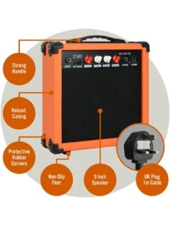 3rd Avenue 15W Electric Guitar Amplifier - Orange -Digital Station UW8GG SQ4 0000000088 NO COLOR SLd2