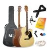 MX By 3rd Avenue Performance Series Acoustic Guitar Full Size Guitar Package - Natural